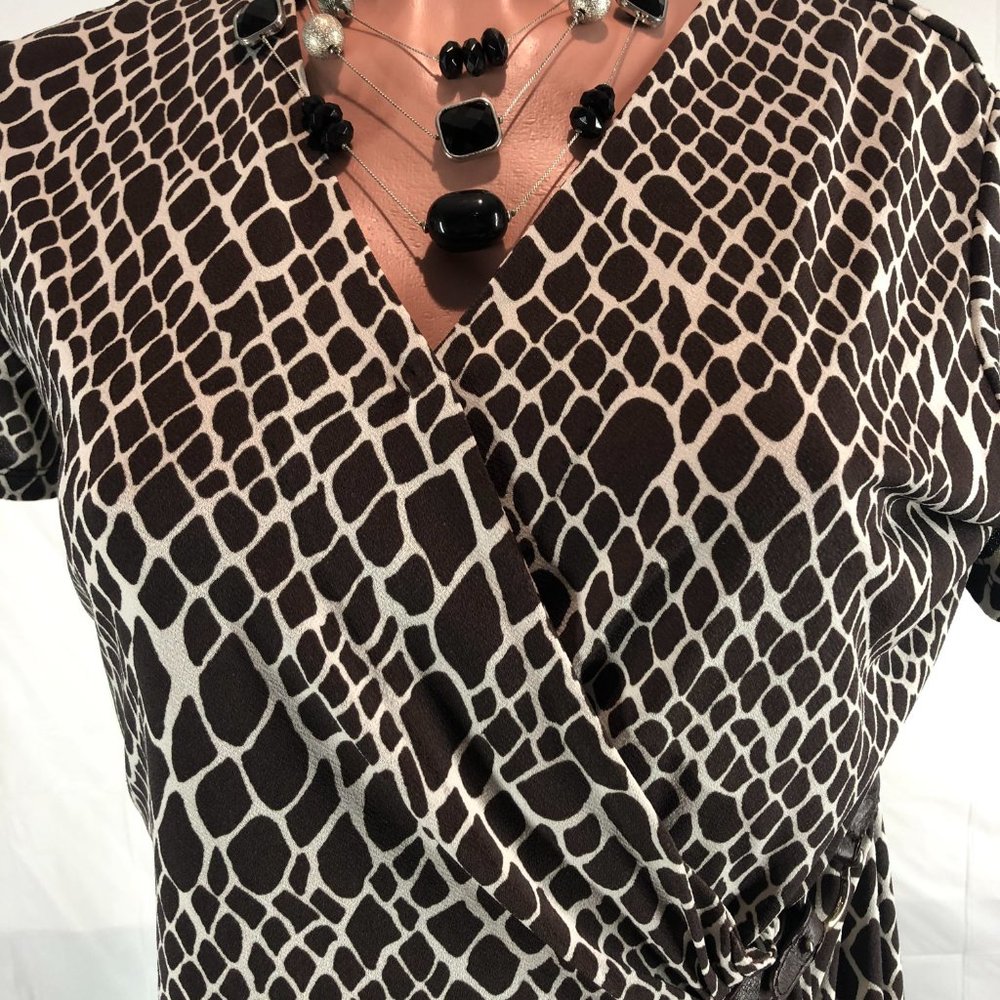 Charter Club -Animal Print- Women Dress-Size OX - Picture 7 of 11